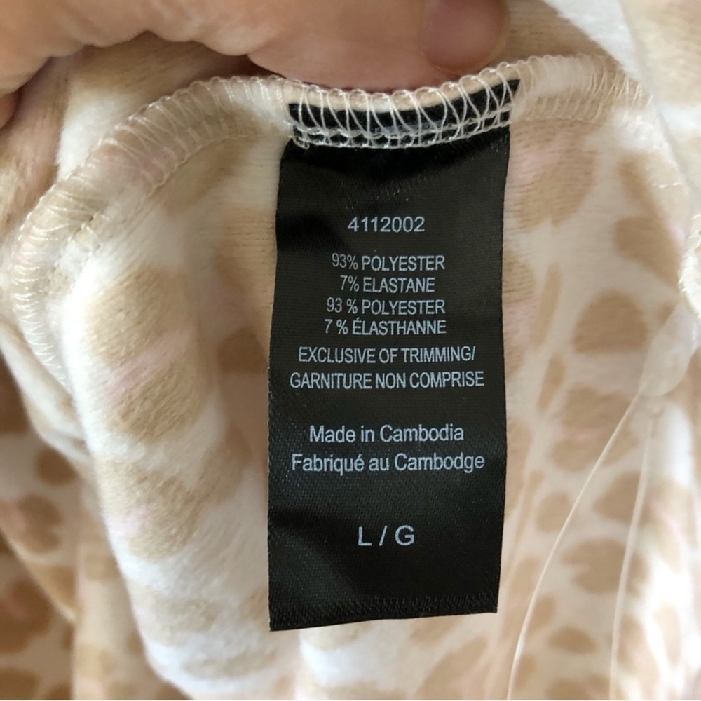 NWOT Kate Spade New York Leopard Print Lounge Top Size Large - Picture 8 of 8